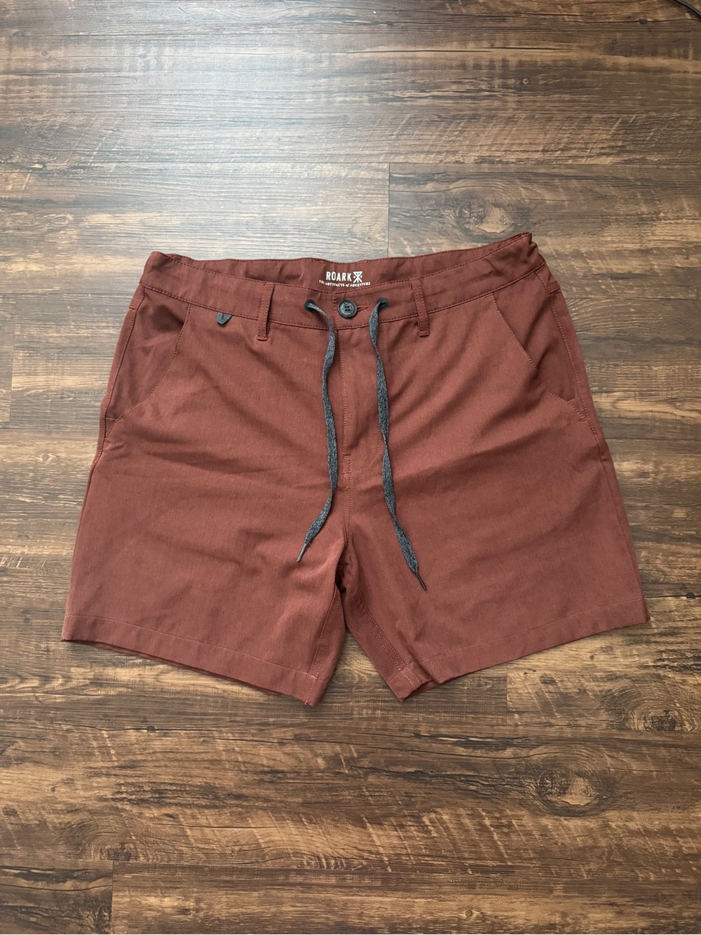 Roark Explorer Hybrid Hiking and Performance Russet Short | sz 33